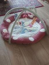 Winnie the Pooh Cosy Play Gym/Play Mat, raised padded sides + five hanging toys