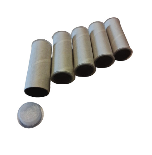 White cardboard mailing tubes - cardboard,