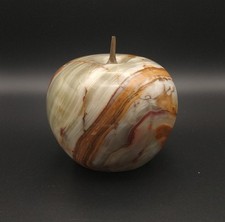 Onyx Apple Marble Ornament