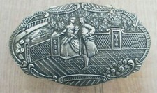 Vintage Trinket Box-Silver