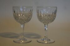 Pair of Thomas Webb NORMANDY pattern Wine Glasses - capacity 125ml