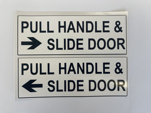 Pull handle slide - pull, (to