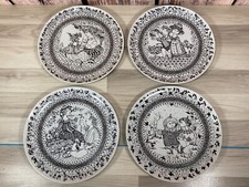 Bjorn Winblad Rosenthal Studio The Seasons Plate x4 Porcelain Complete Set 14"