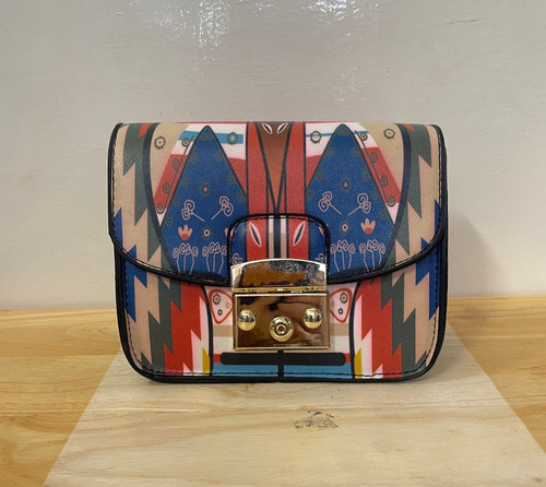 Faux leather stylish - leather,, metal