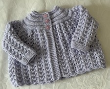 New Hand Knitted Lilac Sparkle