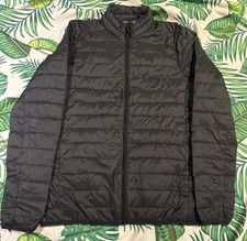 Livergy Thin Jacket Black Size M Medium Lightweight Pockets Full Zip Long Sleeve