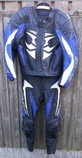 HEIN GERICKE ALIEN RACE-TEC 2 PIECE LEATHER MOTORCYCLE RACE SUIT XL UK44 & UK42