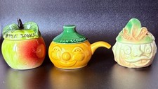 Vintage face pot lid 5048 - pot,