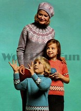 Knitting Pattern Lady's