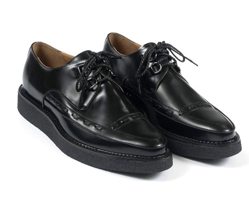 Straight hell black leather - straight,