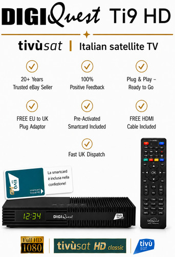 Digiquest ti9 tivusat - ti9, hd