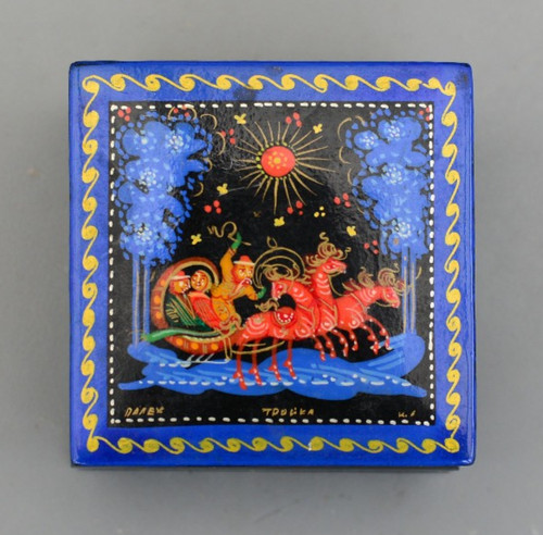 Vintage palekh paleh troika - palekh,