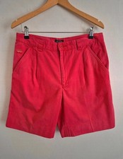 Paul & Shark | Vintage Yachting Shorts | Pink Chino | Size 34" | Embroidered