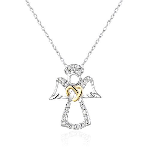 Guardian angel necklace - angel,