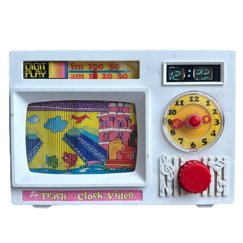Vintage digit play - teach, clock