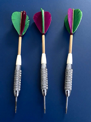 Vintage unicorn chrome - chrome, darts