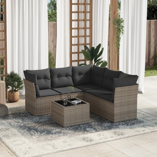 Garden sofa set grey dark - grey,,