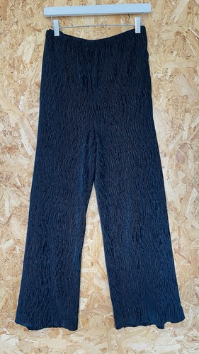 Black velvet wide leg - velvet,