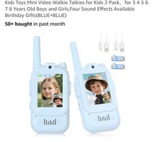 Kids Toys Mini Video Walkie