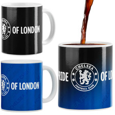 Chelsea FC Heat Colour Changing Mug - Football Supporter Cup Football Club