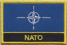 NATO Flag Embroidered Patch