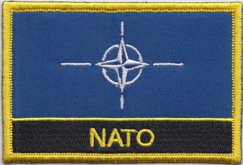 Nato flag embroidered - nato,