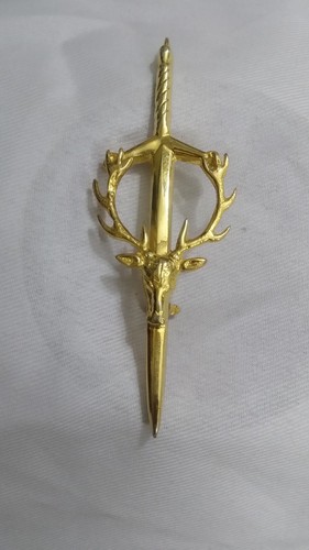 Scottish kilt pin stag - scottish, head