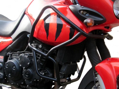 Crash bars heed triumph tiger - bars,