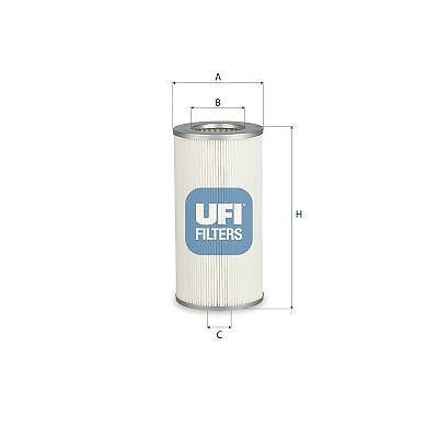 Ufi air filter insert 278mm - ufi,
