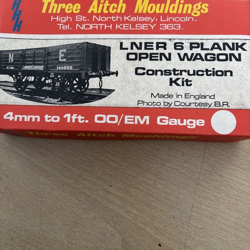 Lner plank open wagon - 6, three