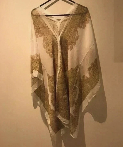 Women white gold paisley - white,