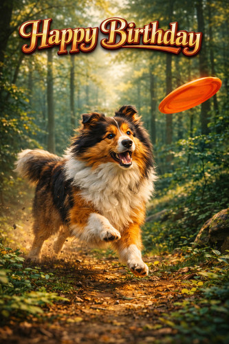 Shetland sheepdog birthday - shetland,