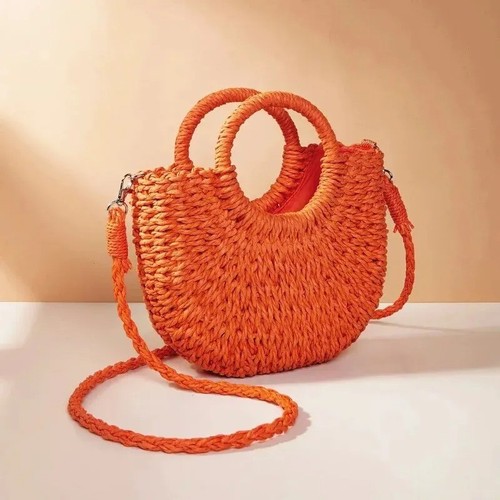 Handwoven straw rattan - straw,