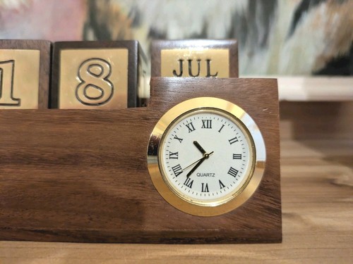 Vintage wood brass - vintage, &