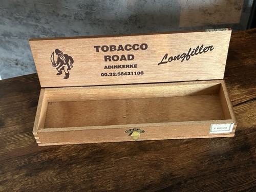 Wooden cigar box - wooden, with