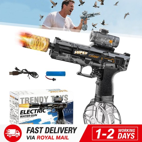 Motorized water gun - water, electric