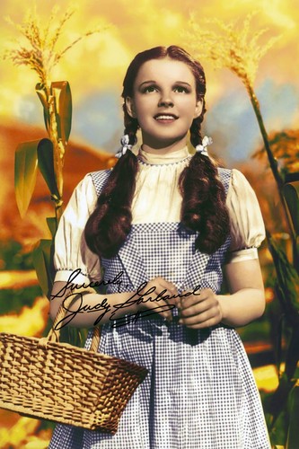Judy garland signed autograph - signed,