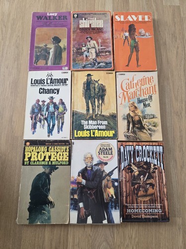 Vintage western paperback book - western,
