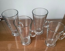 Costa Coffee Latte Glasses X 4