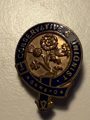 Conservative unionist enamel - unionist,