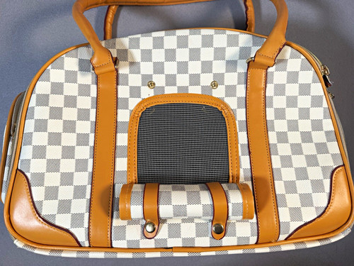 Checkered small dog cat - checkered,