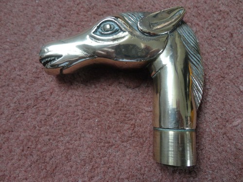 Antique horse head walking - antique,