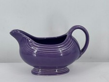 Vintage Lilac Purple Fiesta Ware Ironstone Stoneware Gravy Sauce Boat