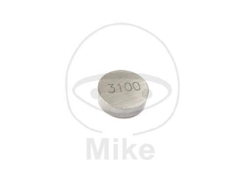 Valve adjustment shim - , mm