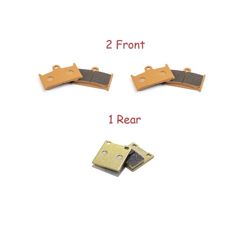 Front rear brake - pads, for