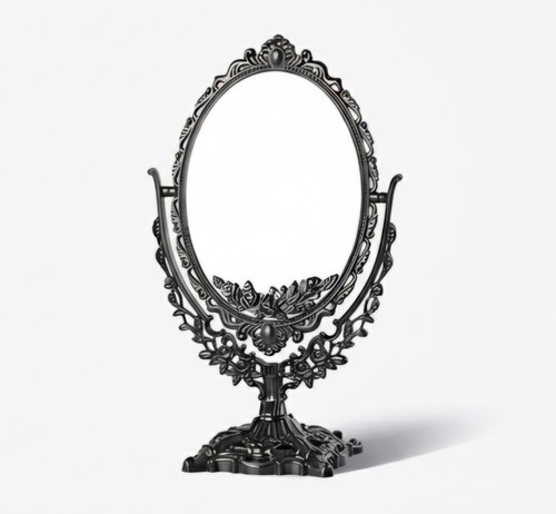 Gothic black vanity mirror - black,