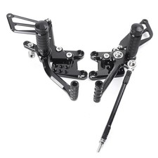 Rearsets Foot pegs Black Fit
