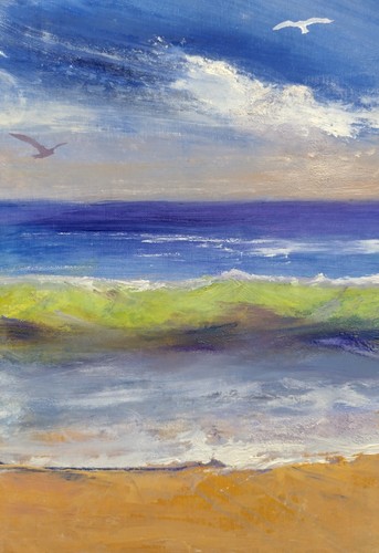 Oil painting seascape original - oil,