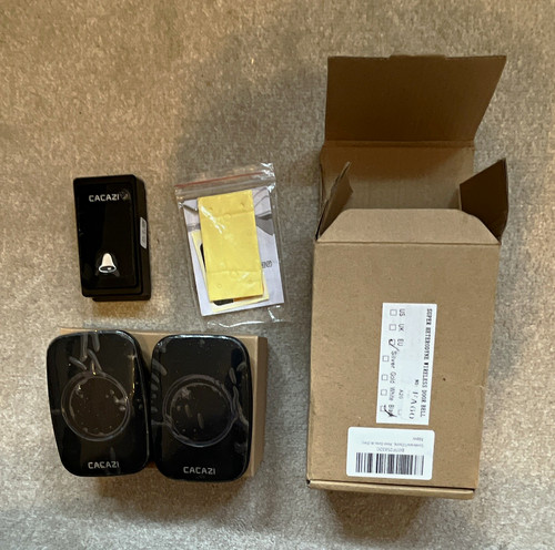 Cacazi wireless door chime set - cacazi,