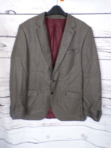 Mens brown patterned suit - mens,